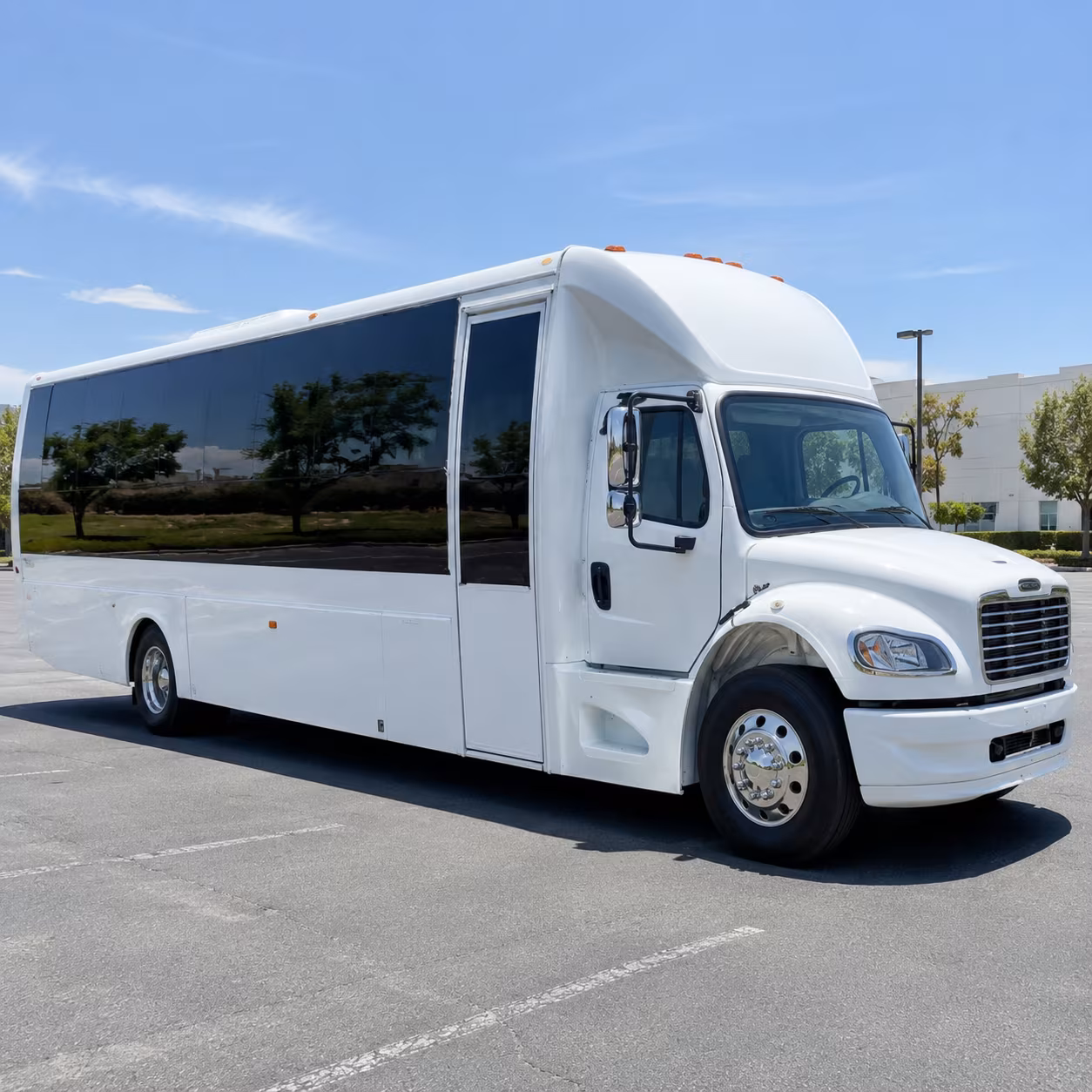 multi stop conference buses for evening events and off site dinners