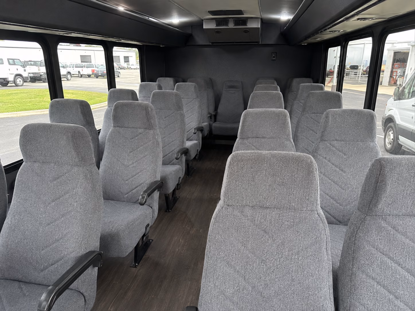 new york 18 passenger minibus inside