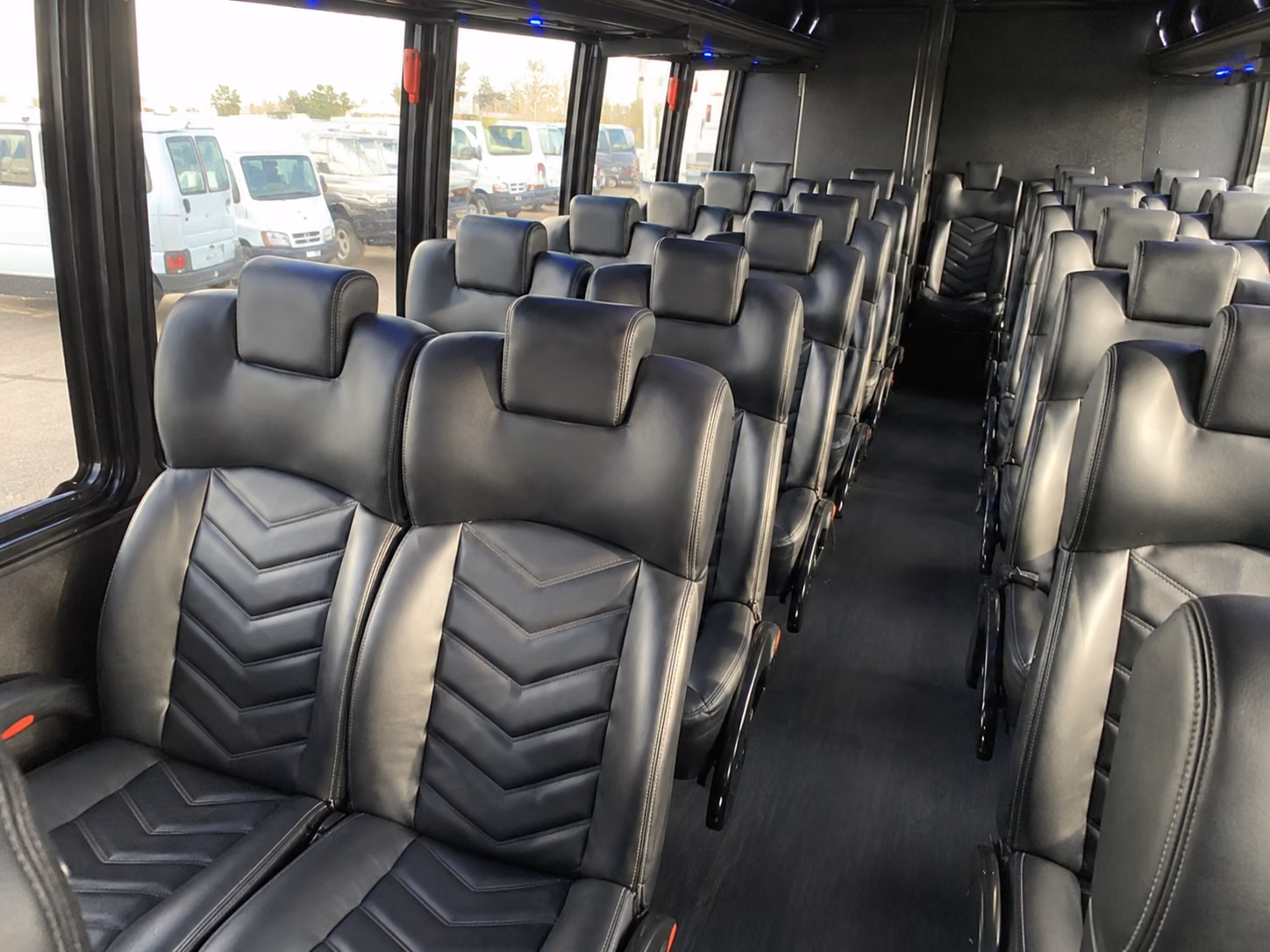 new york 20 passenger minibus interior