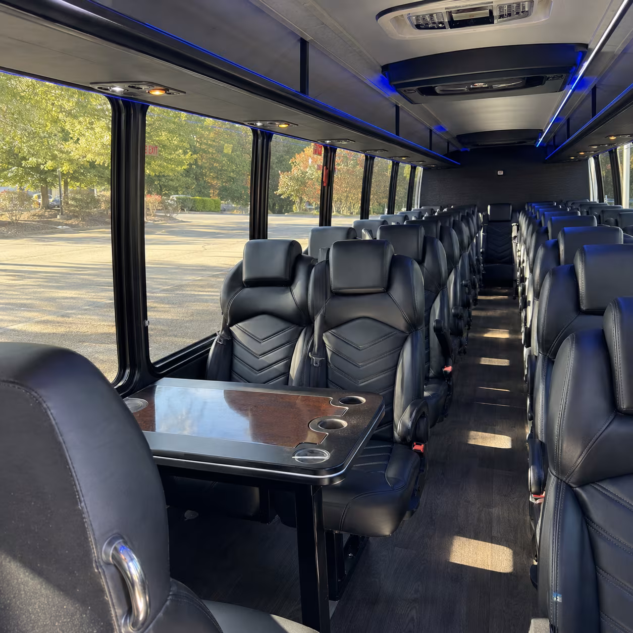 new york 25 passenger minibus inside