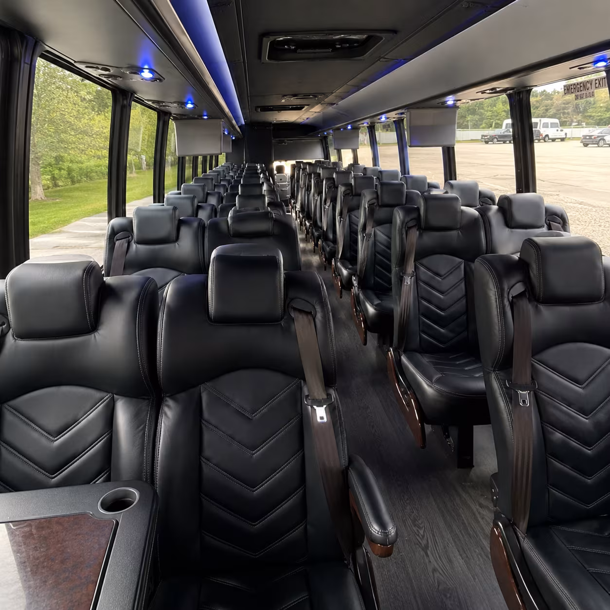 new york 28 passenger minibus inside