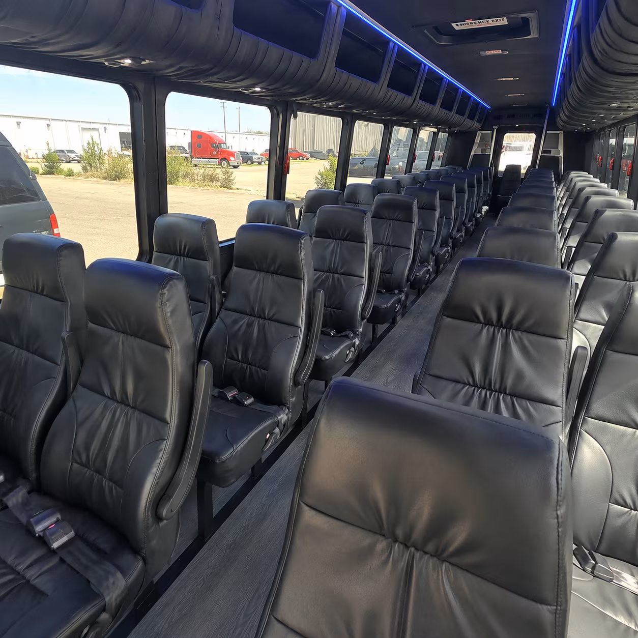 new york 30 passenger minibus interior
