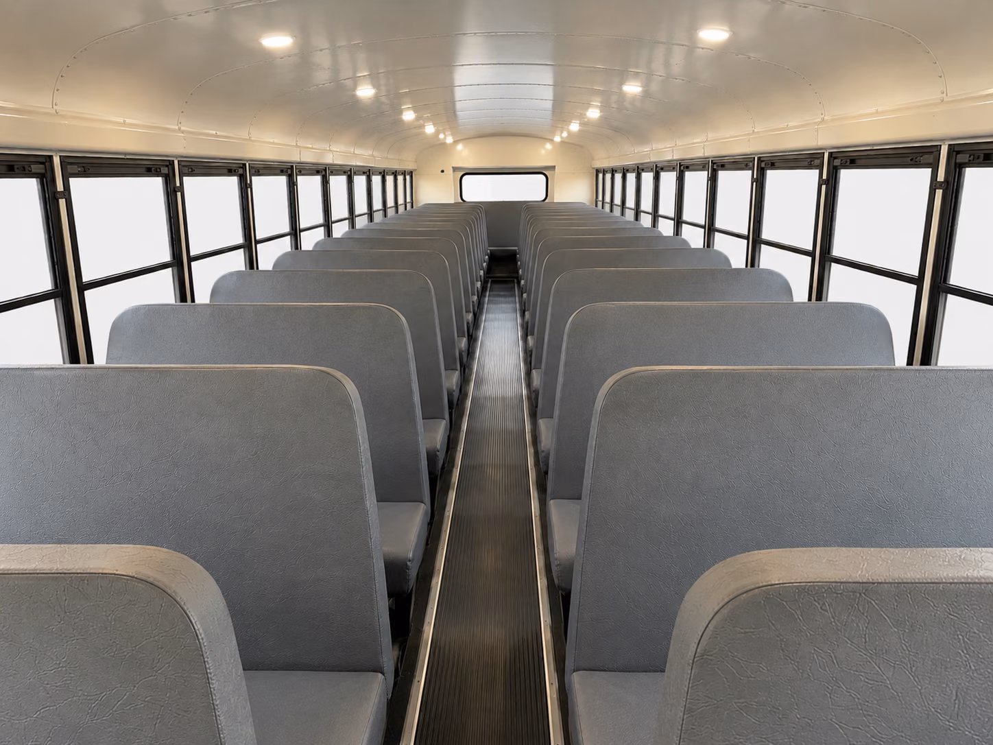 new york school bus inside