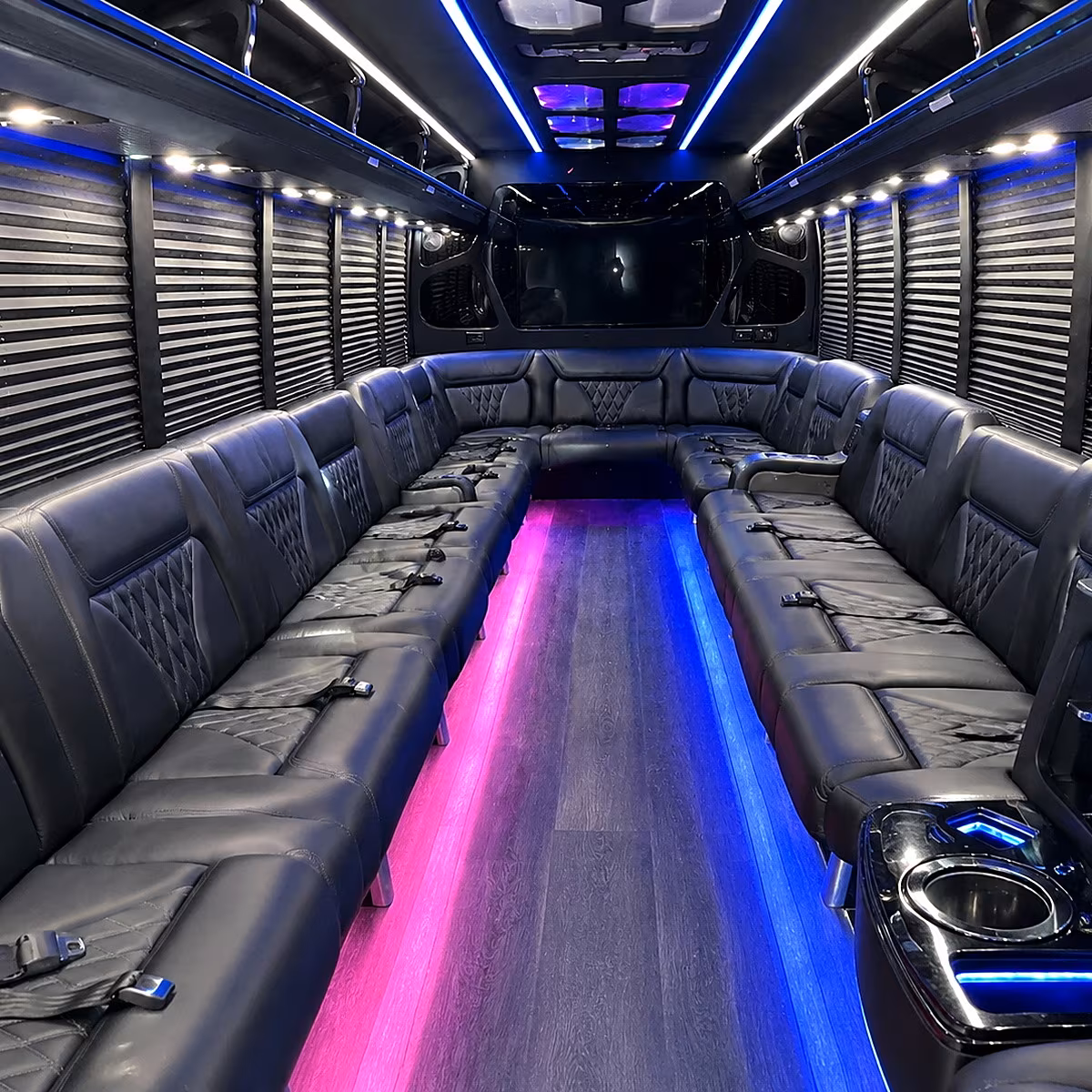 party bus interior